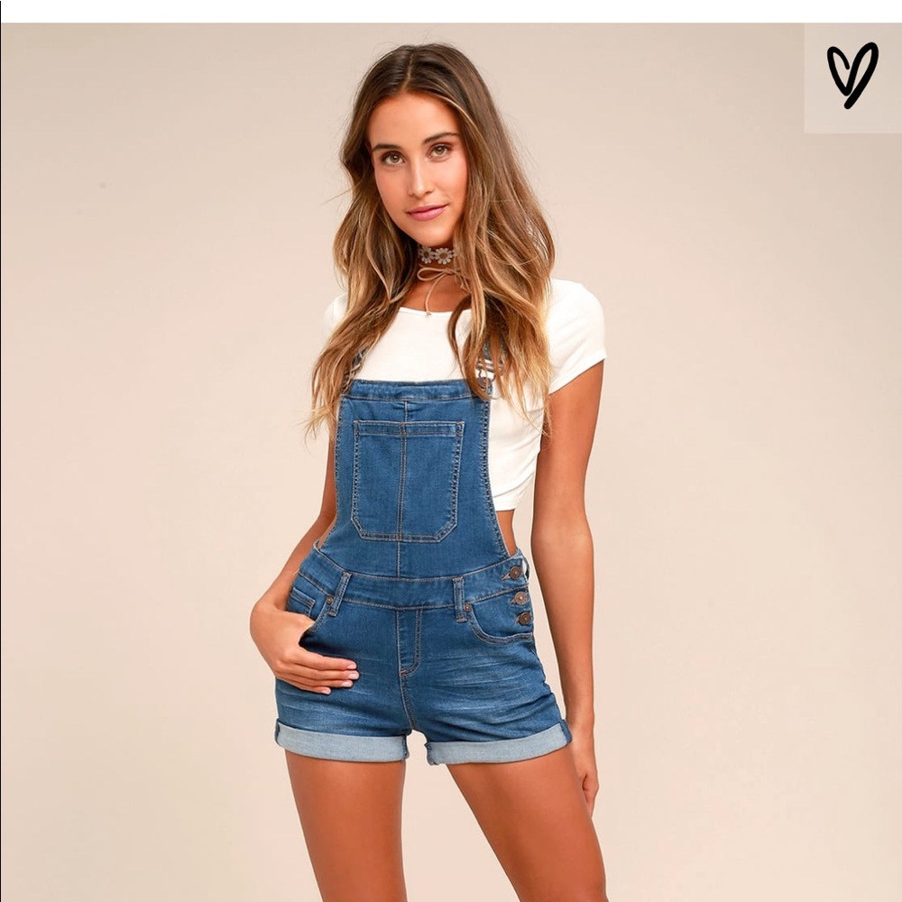 Medium wash overalls - Size Large!